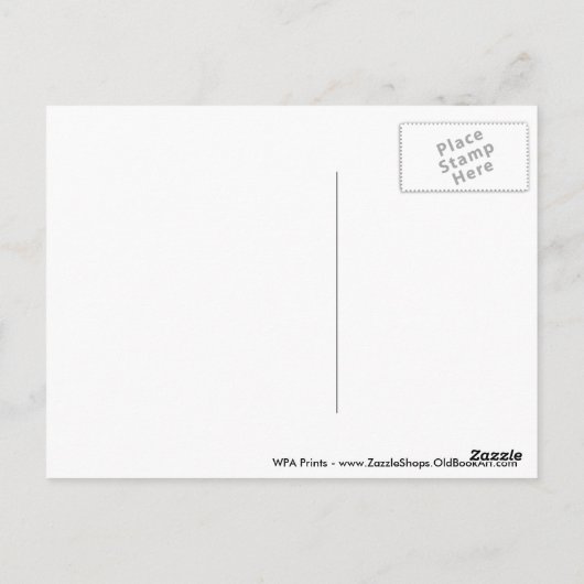 Einmal - WPA-Poster - Postkarte (Rückseite)