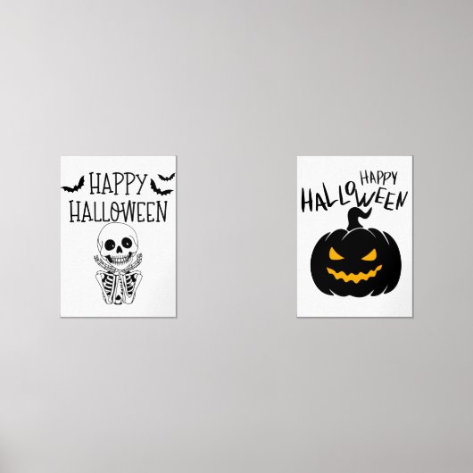 Einmaldesigns für die Halloween-Feier Bilderwand Sets (Vorderseite)