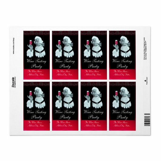 EINMALIERTES PARTY, Damast (Vorne)