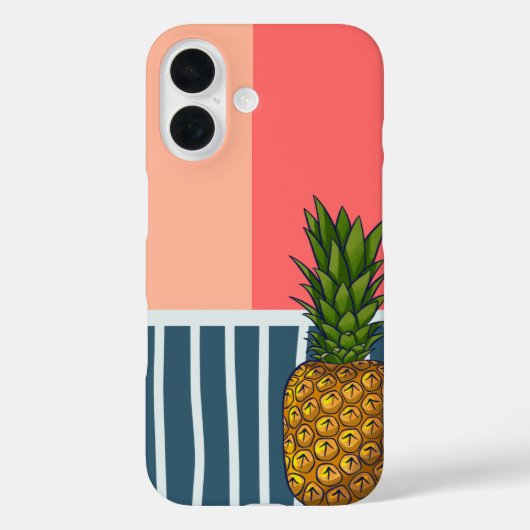 Einmalige Ananas-Dynamik Case-Mate iPhone Hülle (Rückseite)