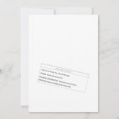 Einmalige Bibliothekskarte Save the Date (Rückseite)