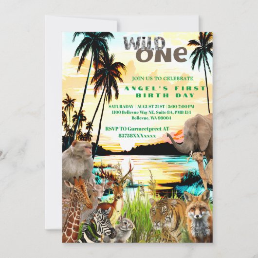 EINMALIGE EINLADUNG (Vorderseite)