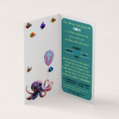 Einmalige Einladung zum Geburtstag eines Party (Innenseite)