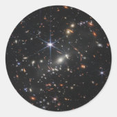 Einmalige Galaktische Staatsbürgeraufkleber Runder Aufkleber (Vorderseite)