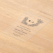 Einmalige Hochzeit Acryleinladungen (Ablage )