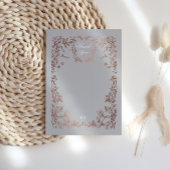 Einmalige Hochzeit des klassischen Wappen Dankeskarte