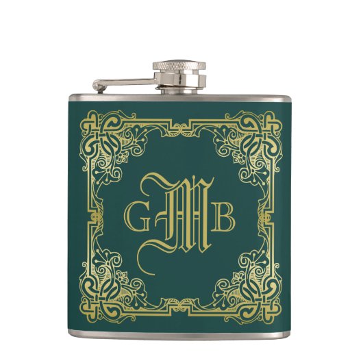 Einmalige Hochzeitsmonographie Flachmann (Vorderseite)