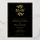 Einmalige Hochzeitstipps Folieneinladung (Vorderseite)