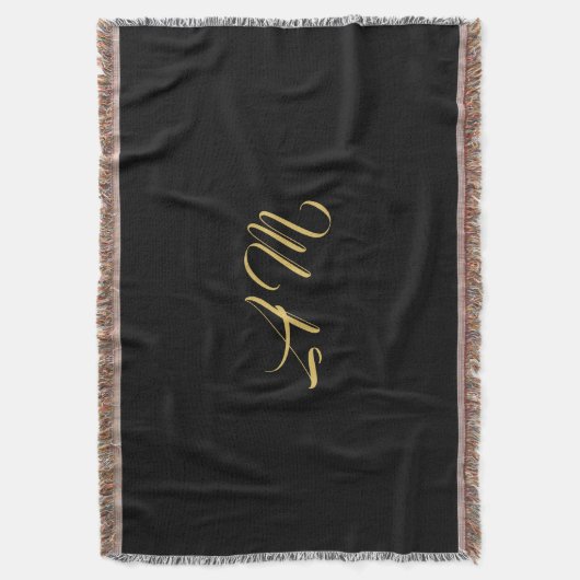 Einmalige Kalligrafie mit Schwarz-Gold-Farben Decke (Vorderseite Vertikal)