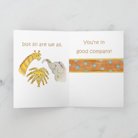 Einmalige Karte (Innenseite)