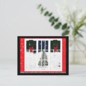 Einmalige Offizielle Weihnachtskarte Feiertagspostkarte (Stehend Vorderseite)