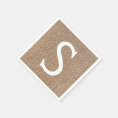 Einmalige, rustikale Hochzeit für das Land Serviette (Ecke)