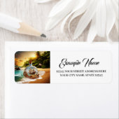 Einmalige und phantastische Flasche mit Schiff (Insitu)