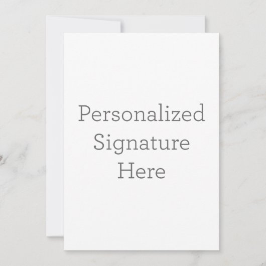 Einmalige Unterschrift Einladung (Vorderseite)