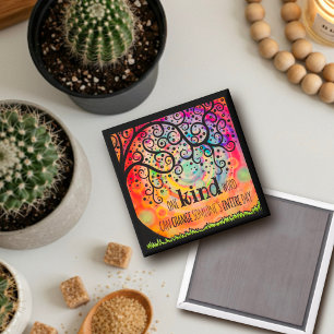 Einmalige Wortstruktur Magnet