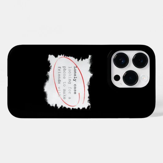 Einmaliger Fall bei der Suche nach einem Freund -  Case-Mate iPhone Hülle (Rückseite (Horizontal))