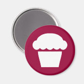 Einmaliger Kuchen/Muffin Magnet (Vorderseite/Rückseite)