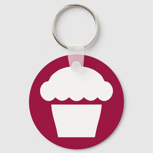 Einmaliger Kuchen/Muffin Schlüsselanhänger (Vorderseite)