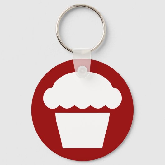 Einmaliger Kuchen/Muffin Schlüsselanhänger (Vorderseite)