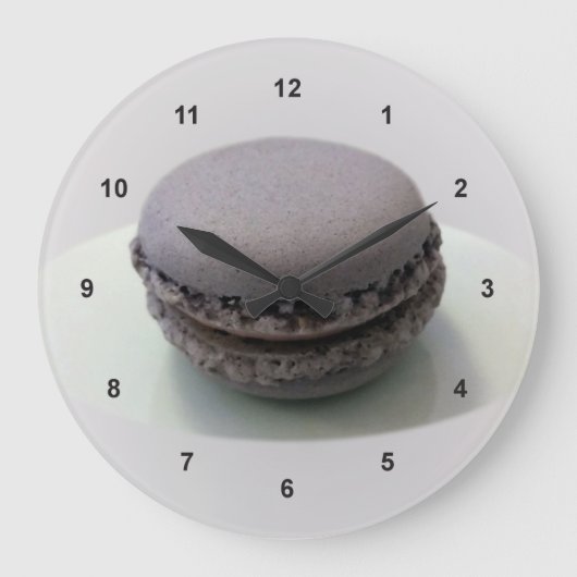 einmaliger Makaron Große Wanduhr (Vorderseite)