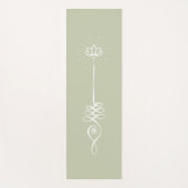 Einmaliger Schlichter Hintergrund - Tee + Schnee Y Yogamatte (Vorderseite)