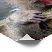 Einmaliger Schneekaffe in Nagano, Japan Fotodruck (Ecke)