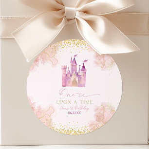 Einmaliges auf einmal Prinzessin 1. Geburtstag Par Runder Aufkleber