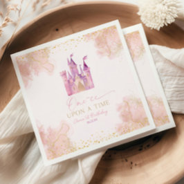 Einmaliges auf einmal Prinzessin 1. Geburtstag Par Serviette