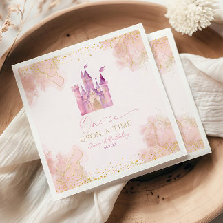 Einmaliges auf einmal Prinzessin 1. Geburtstag Par Serviette