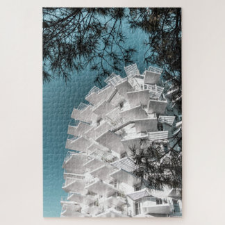 Einmaliges Brutalist Architektur 1000 Adult-Münzen Puzzle