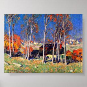 Einmaliges Dorf am Saint Lawrence_ Gagnon Poster