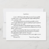 Einmalkarte Neujahr (Rückseite)