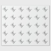 Einmalpapier mit personalisiertem Chic Geschenkpapier (Flach)