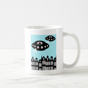 Einmarsch der Alien in Amsterdam Kaffeetasse
