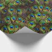 Einmarsch von PfauenFeathers Geschenkpapier (Ecke)