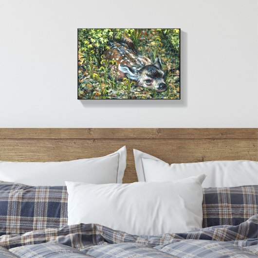 "Einmischen" Leinwanddruck (Insitu (Schlafzimmer))