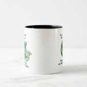 Einmischen Sie nicht sich in den Angelegenheiten Zweifarbige Tasse (Mittel)