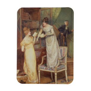 Einmischende Augen, 1901 (w/c erhöht mit Weiß) Magnet