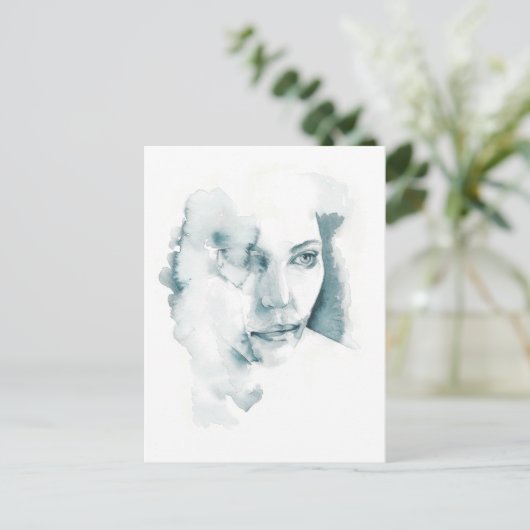 einmit Augen Postkarte (Stehend Vorderseite)