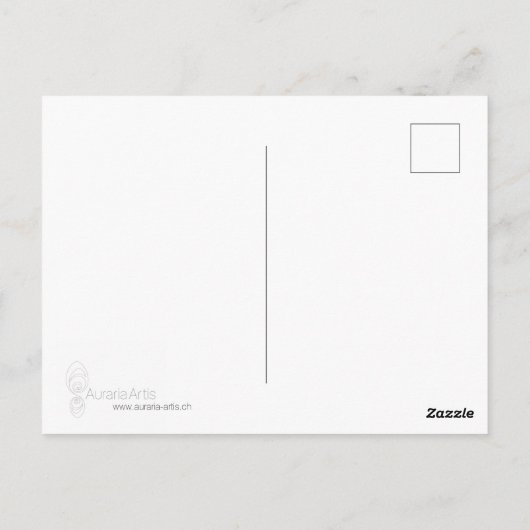 einmit Augen Postkarte (Rückseite)