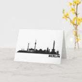 Einmit Berlin Skyline Karte (Gelbe Blume)
