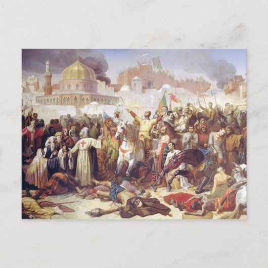 Einnahme von Jerusalem Postkarte (Vorderseite)