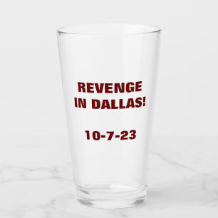 EINNAHMEN IM DALLAS-Glas-Cup Glas