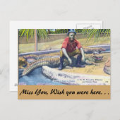 Einnehmen in Florida Postkarte (Vorne/Hinten)