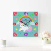 Einpolige Acrylwand-Uhr Quadratische Wanduhr (Zuhause)