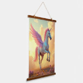 Einpolige Wandtapete aus Holz Wandteppich Mit Holzrahmen (Gewinkelt)