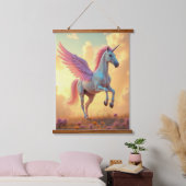 Einpolige Wandtapete aus Holz Wandteppich Mit Holzrahmen (Schlafzimmer)