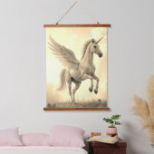 Einpolige Wandtapete aus Holz Wandteppich Mit Holzrahmen (Schlafzimmer)