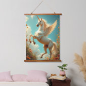 Einpolige Wandtapete aus Holz Wandteppich Mit Holzrahmen (Schlafzimmer)