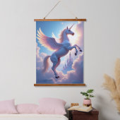 Einpolige Wandtapete aus Holz Wandteppich Mit Holzrahmen (Schlafzimmer)